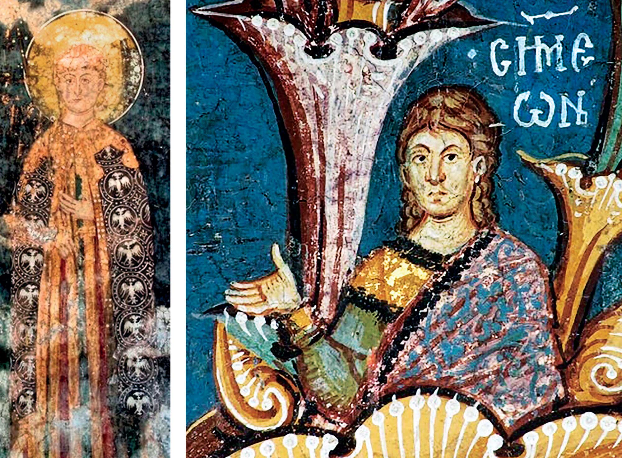 Τὰ Μετέωρα καὶ ἡ Ἱερὰ Μονὴ Ρουσάνου τὸ σούρουπο